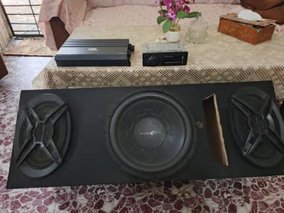 JBL Amplifier+ stereo+ Speakers