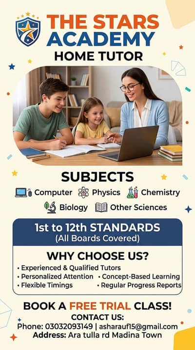 Best Home Tutor for you children