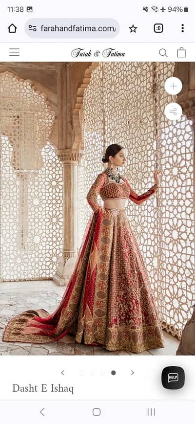 Farah and fatima bridal dress