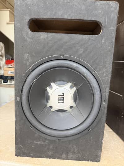 JBL GT5 12inch subwoofer with basstube