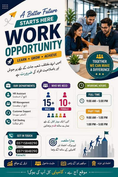 looking for New staff