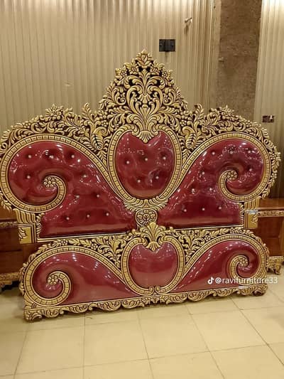 King size bed /FULL ROOM FUNITURE-/Wooden Bed Set//