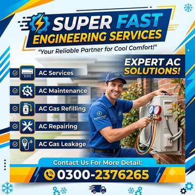 AC Services/AC Repair/AC Installation/AC Maintenance/AC Gas Refilling