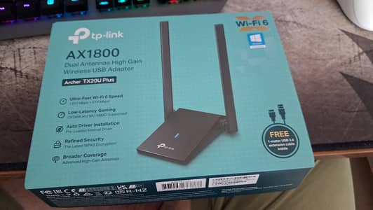 TP-Link Archer TX20U Plus AX1800 Wi-Fi 6 USB Adapter – Like New