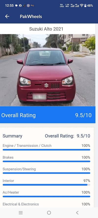 Suzuki Alto 2021 VXL AGS 100% Original 1st Owner location Defence