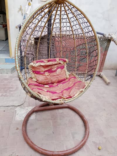 Metal Garden Swing Jhula | Strong Build | Good Condition | Ready to U