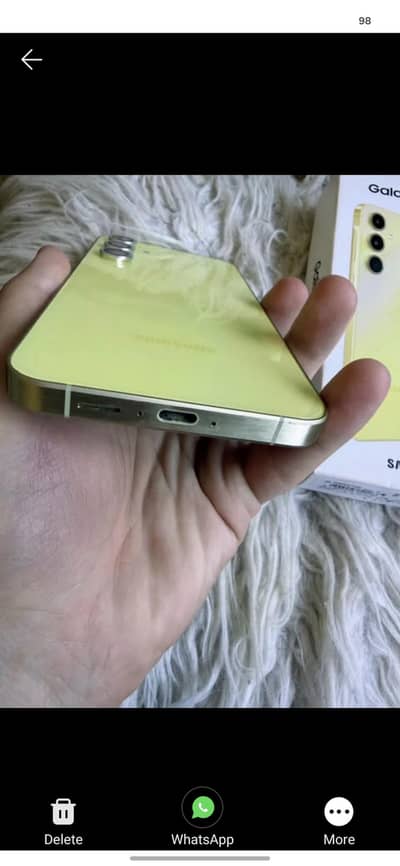 Samsung Mobile A55 5G. Just Box open