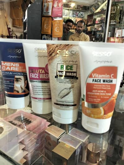Face wash and all type cosmetics