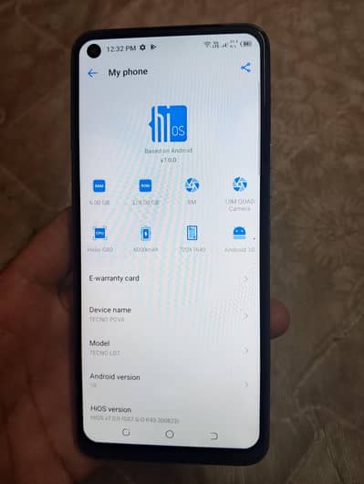 Tecno Pova 6Gb 128Gb Pta Approved