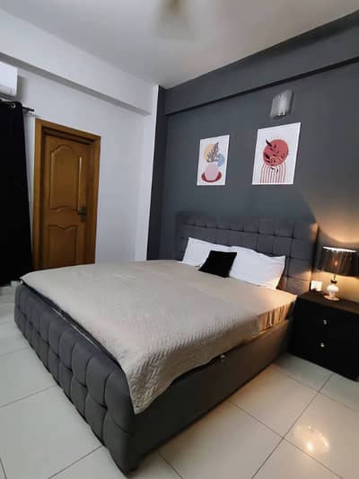 One bedroom apartment for rent available Gulbug green Islamabad full furnished apartment
