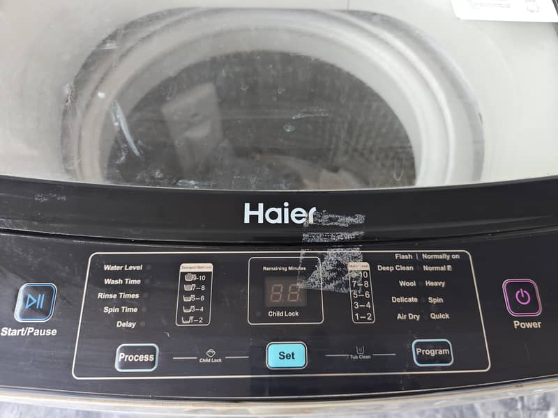 Haier automatic washing machine 0