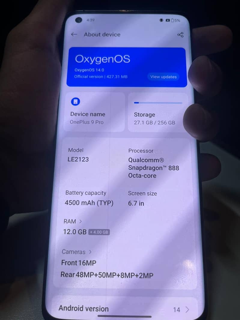 One Plus 9 Pro 9