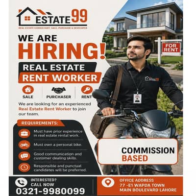 99 estate & builders hiring experienced staff for rental properties
