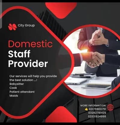 provide domestic ymaids, babysitter,cook, attendant,drivers