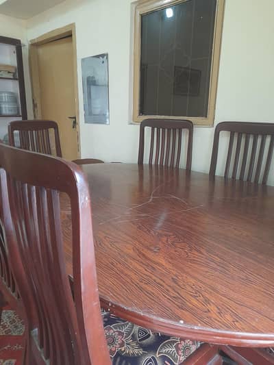 dining table with chairs