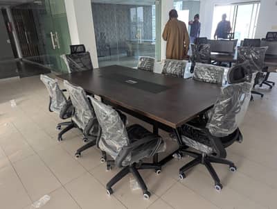 conference Table, meeting table, workstation, Chair , co-work space,