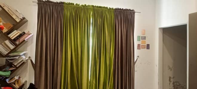 curtains bed, mattresses, chairs and centre mirror for sale