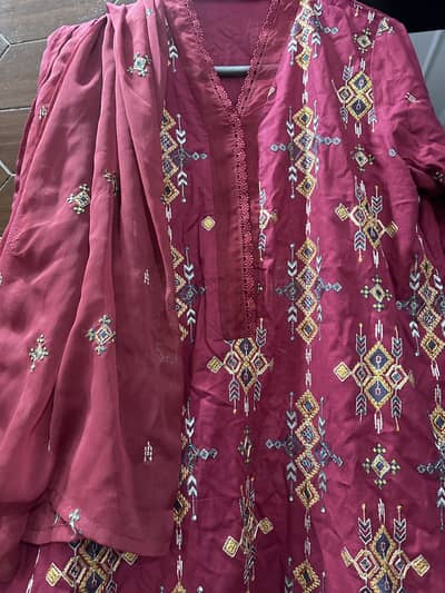 Branded Embroidered lawn RTW