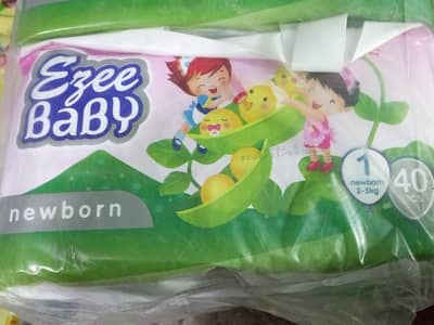 EZEE BABY DIAPERS. IMPORTED MATERIAL USED. BEST CHOICE OF PARENTS.