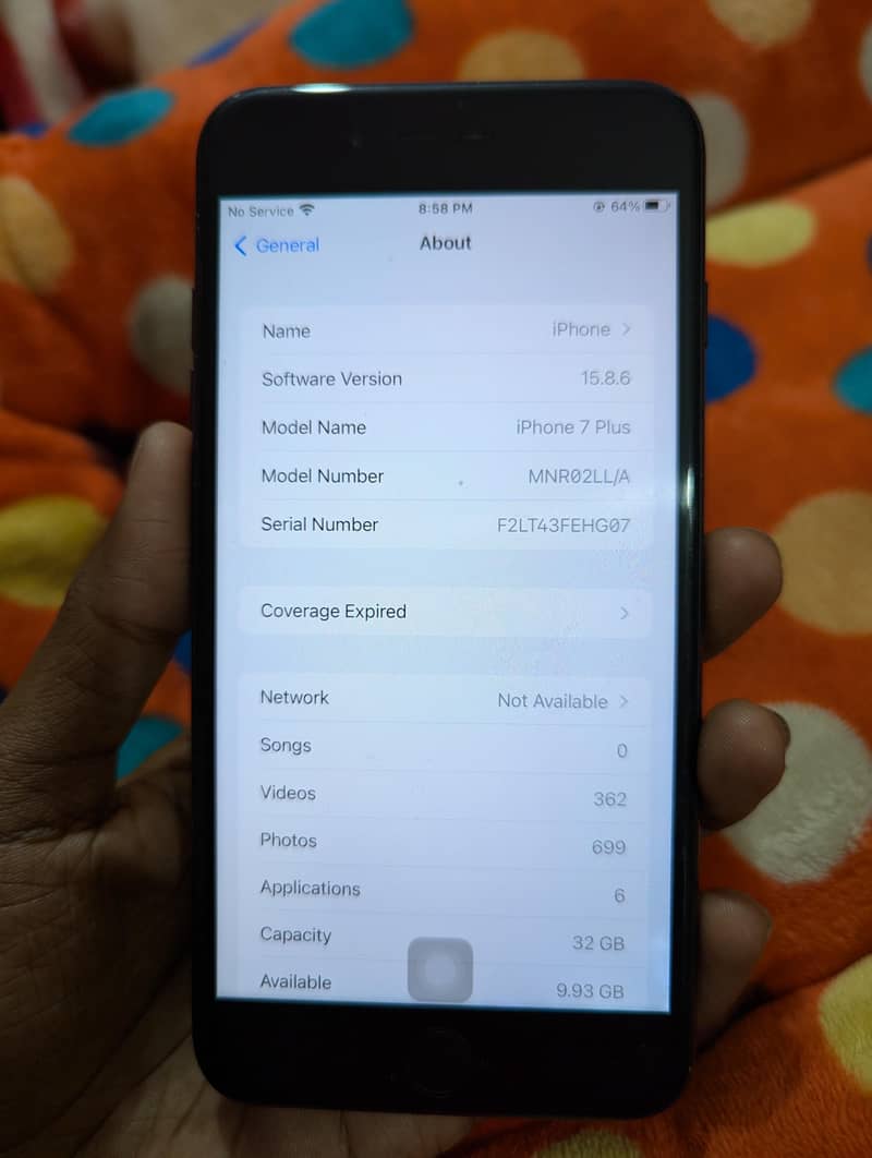 iphone 7plus 32gb 6
