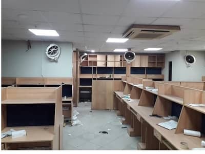Sami Furnished Area 2200 Square Feet Brand New Corporation Office Available For Rent In Barket Market Garden Town Lahore