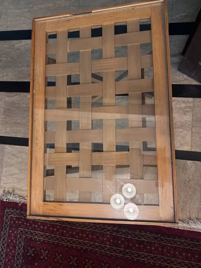 wooden tea table