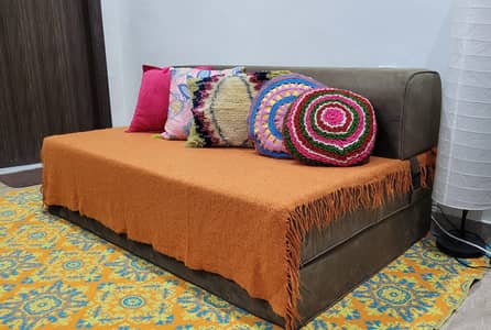 Diamond Foam Sofa Cum Bed