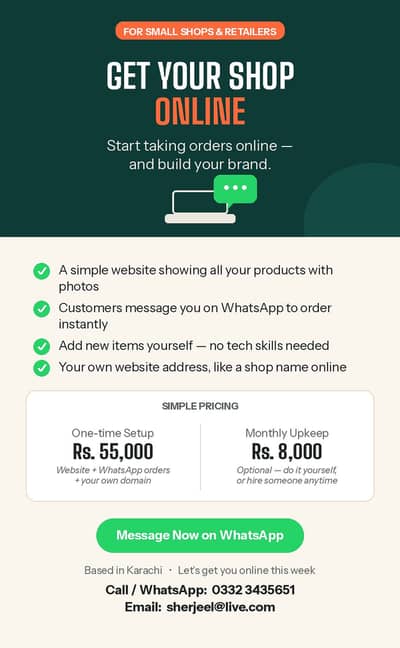 Get your shop online and build your beand online Today!