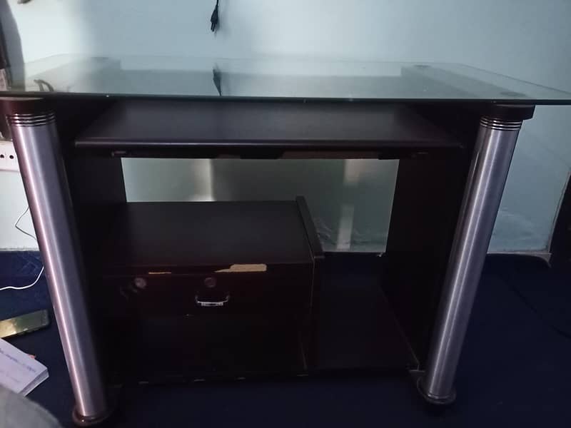 Dark Brown Computer Table 0