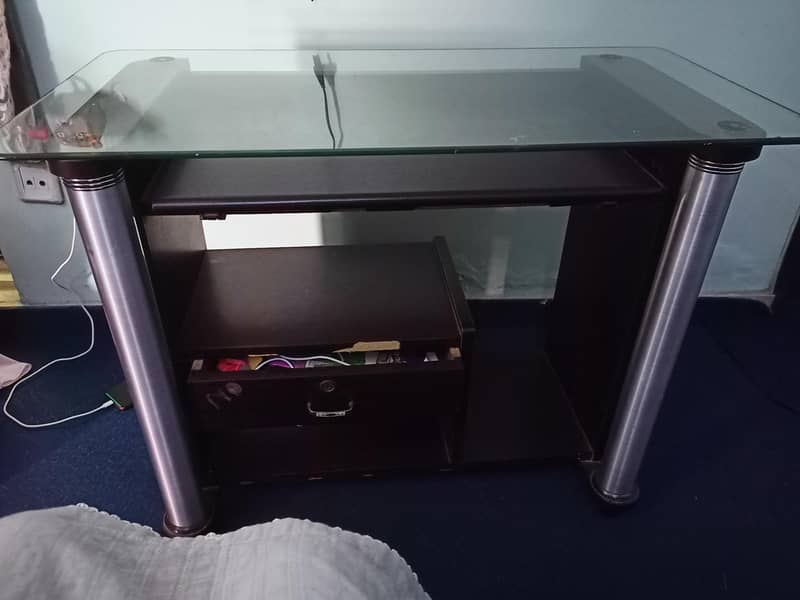 Dark Brown Computer Table 1
