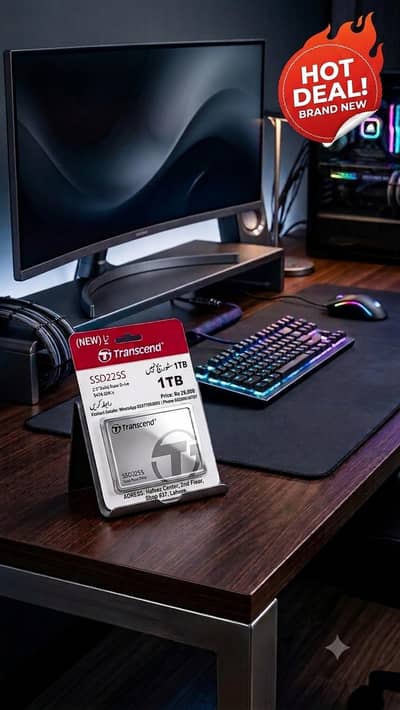 ​Brand New Transcend 1TB SSD | Super Fast Storage | Hafeez Center
