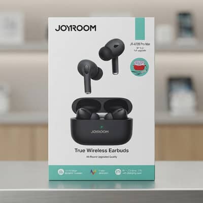 JOYROOM JR-AT09 Pro Max True Wireless Earbuds – BT 5.3, HD Sound, 27H