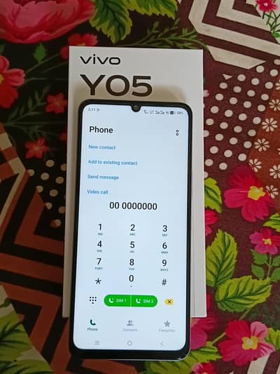 vivo y05 with box