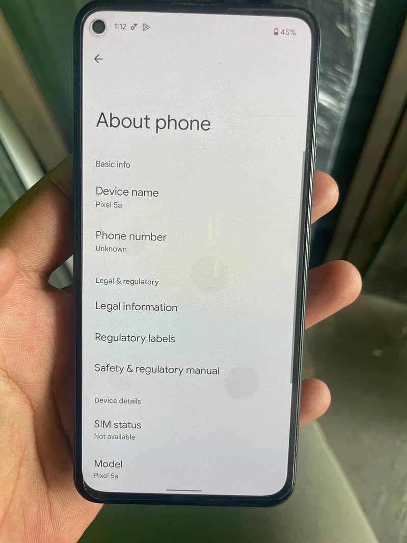 Google Pixel 5a 4