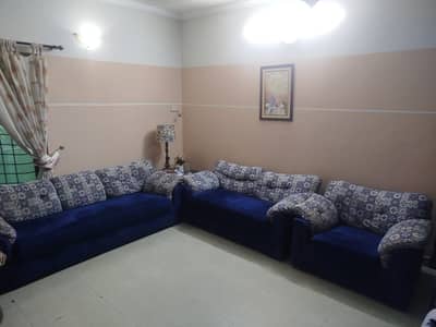 3+2+1 sofa set - Heavy wooden frame