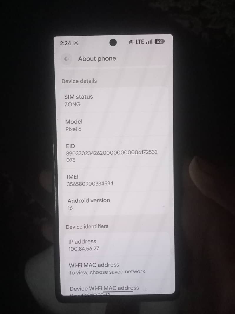 Google Pixel 6 4