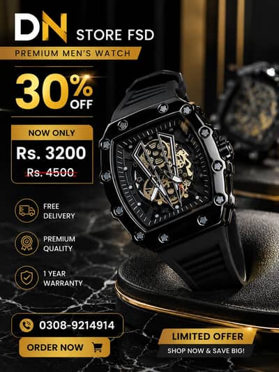 imported and  premium watches free delivery all Pakistan order now