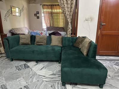 L shaped 5 seater brand new sofa for sale