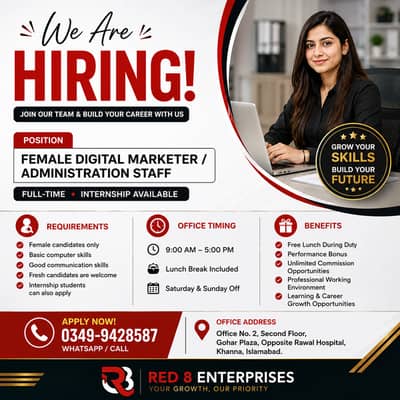 Female Marketer/Admistration