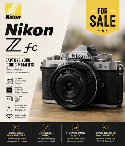 Nikon Zfc mirarles camera