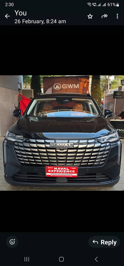 Haval h6 PHEV 2026 Bank leased