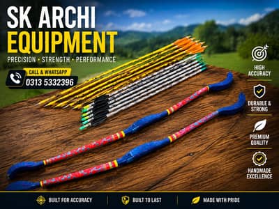 Turkish bow and arrows teer kaman all Pakistan delivery available