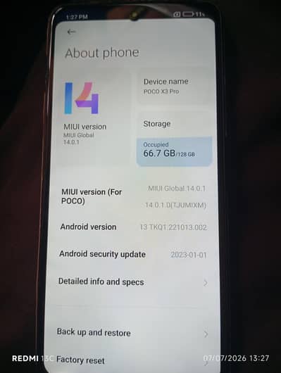 Xiaomi Poco X3 pro 6/128 all ok