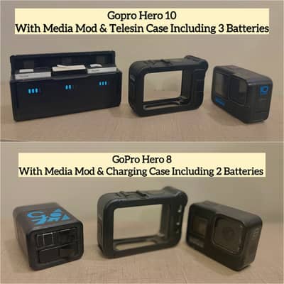 GoPro Hero 10 Black & Gopro Hero 8 Black