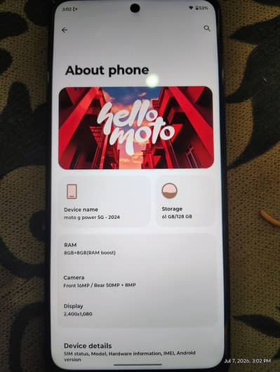 Motorola Moto G Power 5G 2024