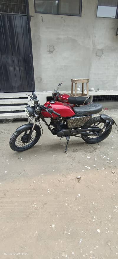 honda CG 125 Converted Cafe Racer – 2008 Model