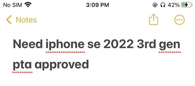 Need Apple iPhone SE