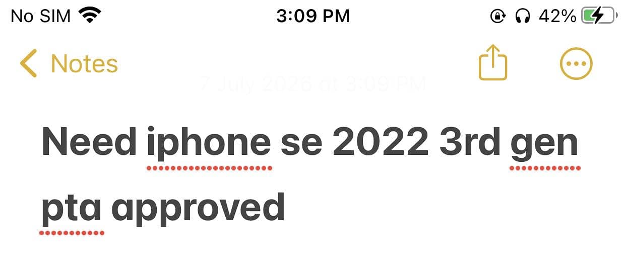 Need Apple iPhone SE 0