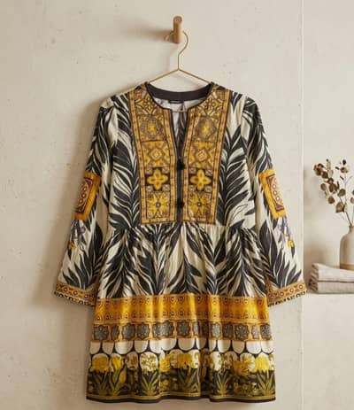 embroided  3pc lawn