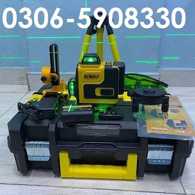 DeWalt Green Laser Line Level With Remote – 16 Line Laser – 3D – China